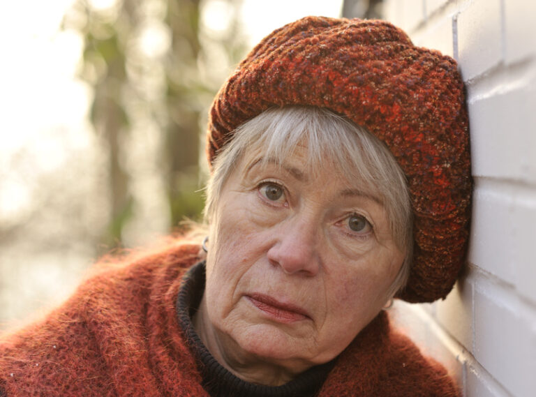 Depressed Senior Woman